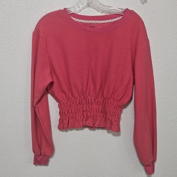 Anthropologie Tops - Maeve Anthropologie pink cropped top size x-small